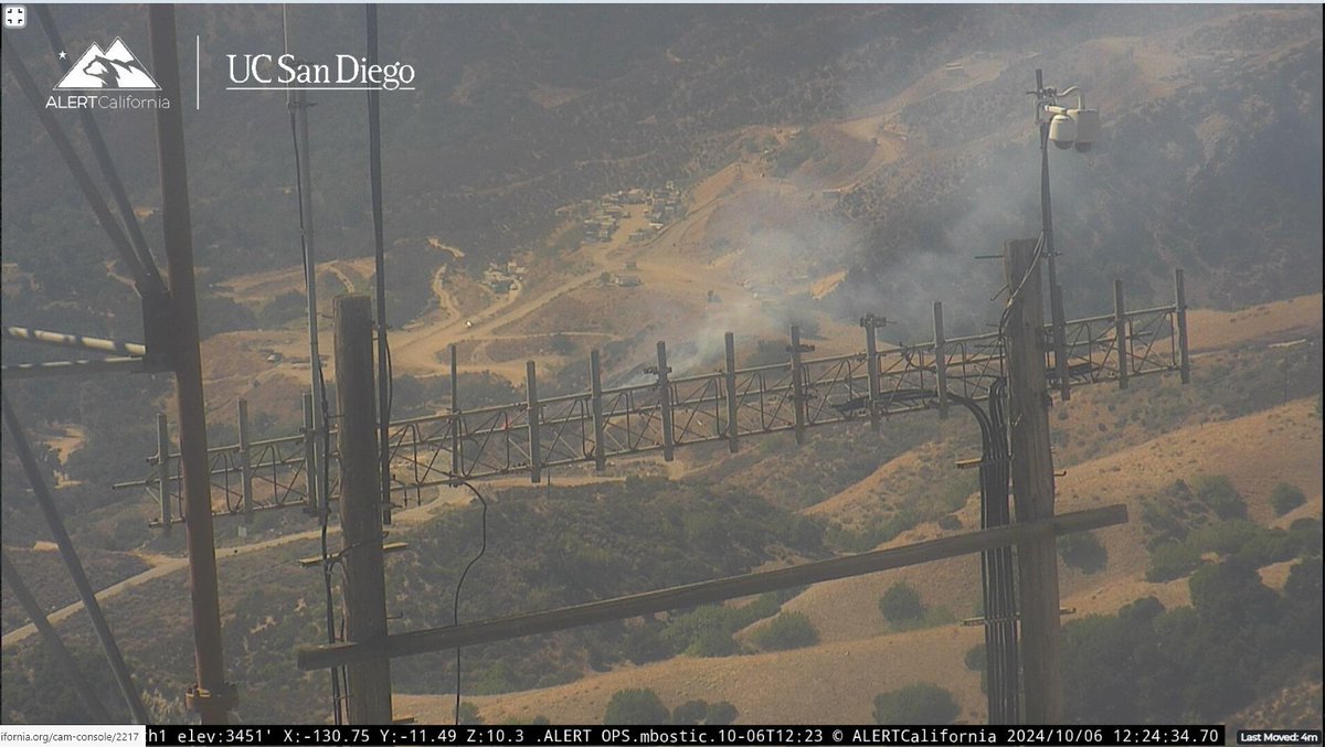 Porter Ranch. Brush fire. Ridgeline and Bluebird