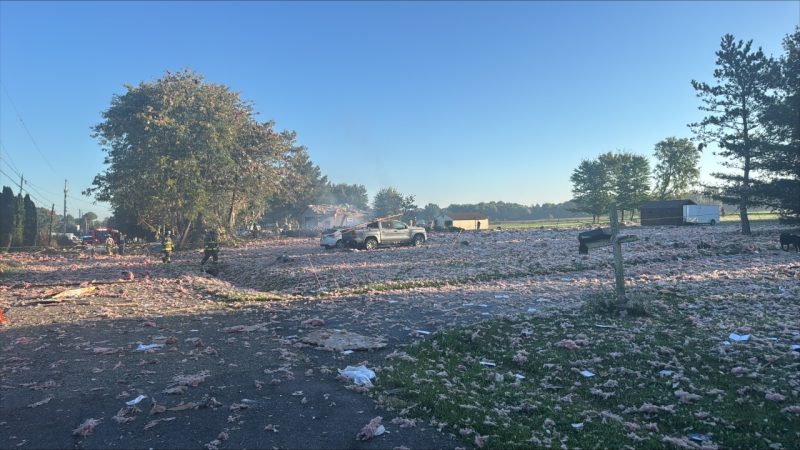 Four people are dead after a Saturday home explosion in Ellsworth, Ohio. Multiple nearby homes were also damaged in the blast