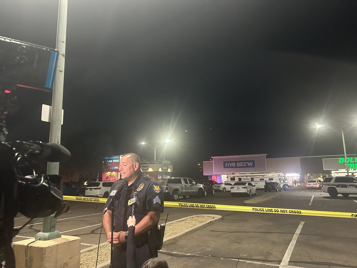 Officer-involved shooting in West Phoenix tonight from Phoenix PD. Two officers are in the hospital with non life-threatening injuries. The suspect was pronounced dead on scene.