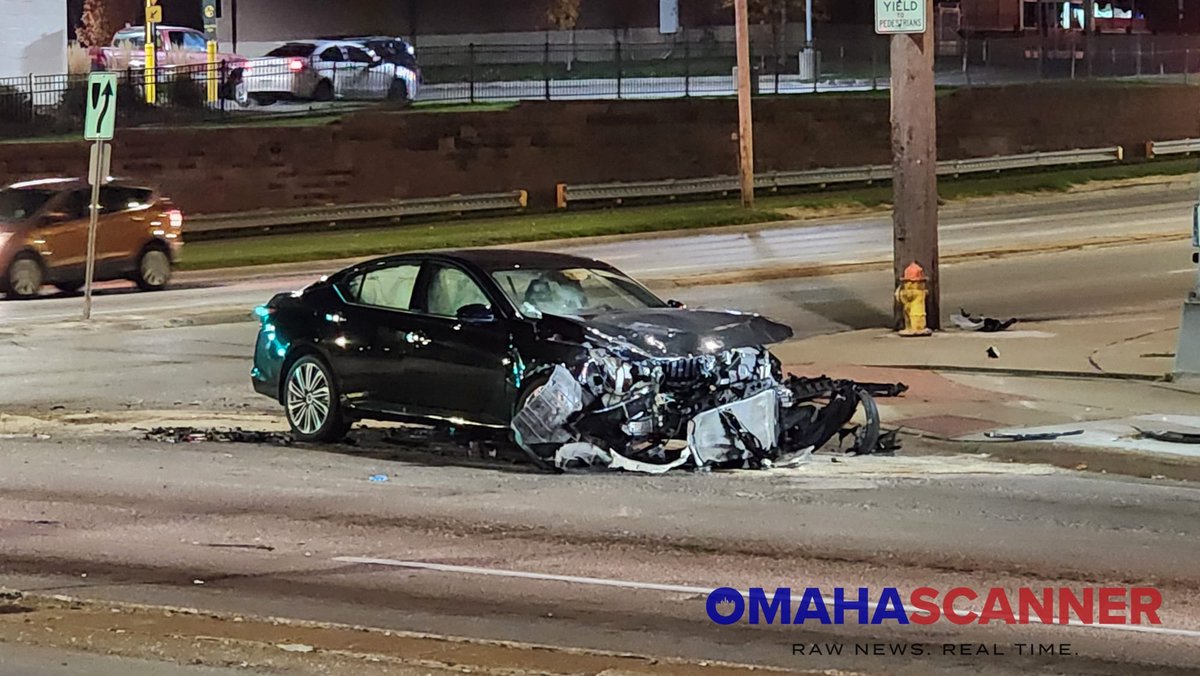 Omaha Fire and Omaha Police called to 72nd and Blondo for a personal injury crash at 11:54 p.m