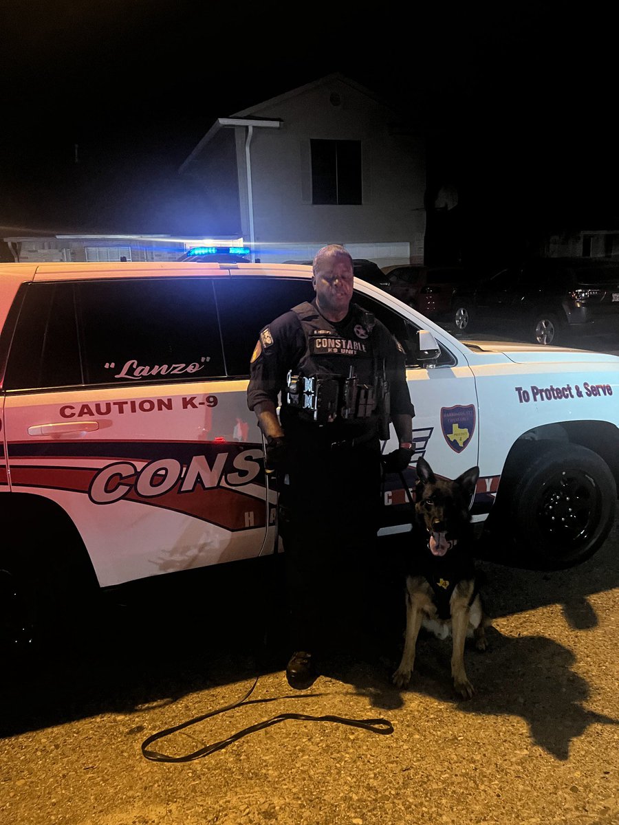 Constable Deputies have collapsed the police perimeter in the 18900 block of Atascocita Trace. Constable K9 Lanzo located and apprehended the evading suspect.  for the official press release.