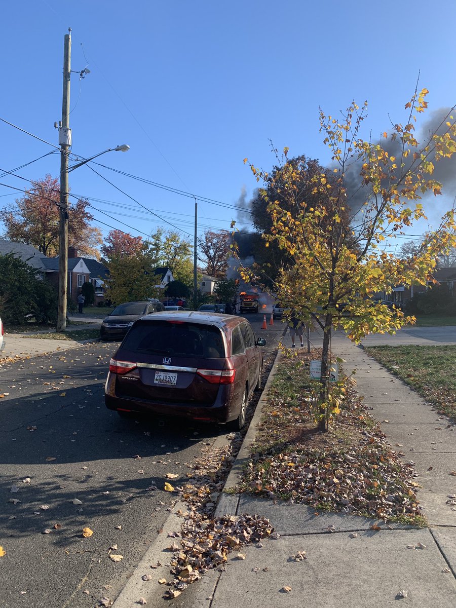 PGCPS school bus fire on 24th Ave & Drexel St in Lewisdale at 9:07am. All students & driver evacuated without injury. PGFDSchool bus caught on fire on Drexel St Lewisdale PGCounty