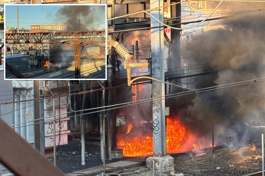 Amtrak trains suspended between NYC's Penn Station, New Haven after brushfire knocks out power