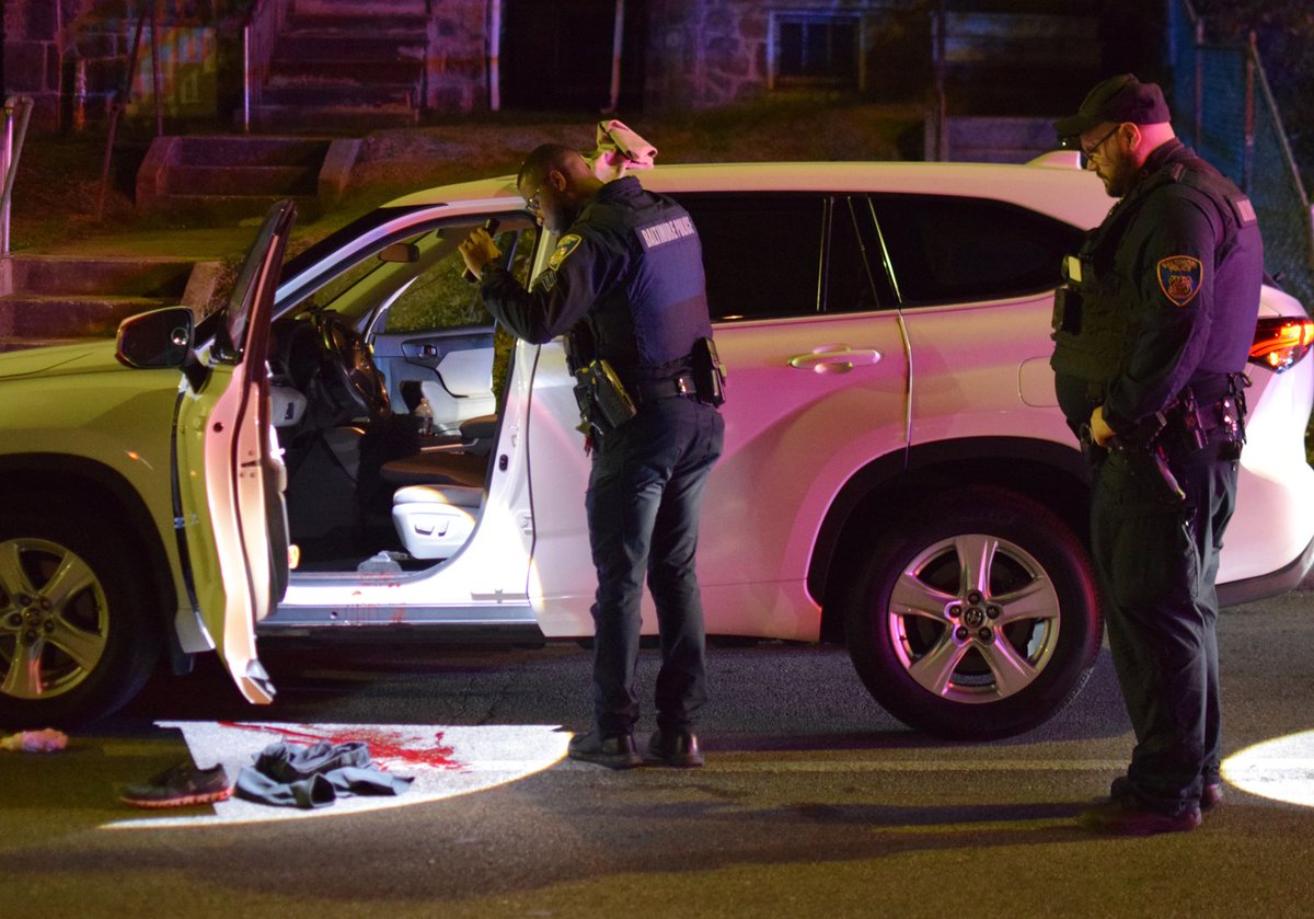 Police found a 44-year-old man suffering from a gunshot wound in the 3600 block of Edmondson Avenue