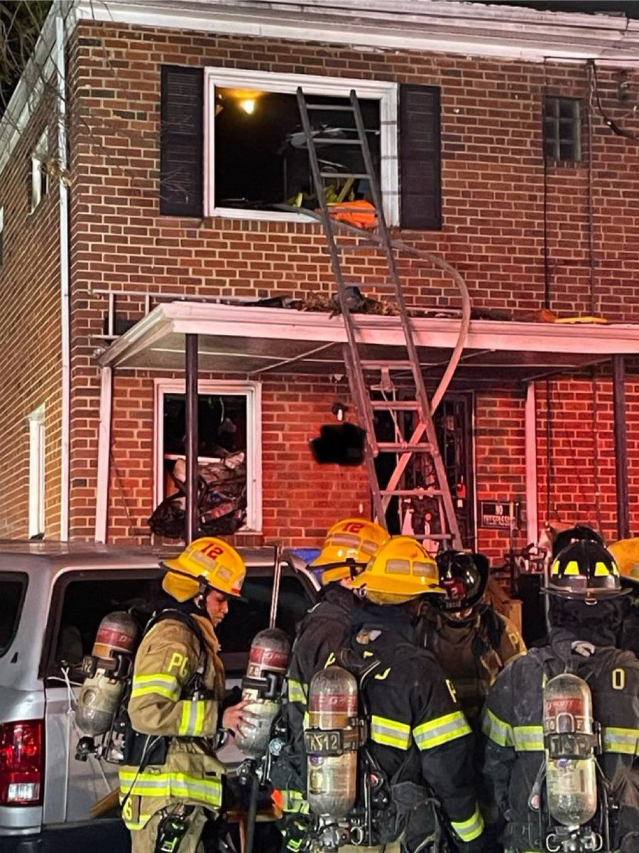 3400 blk Webster St., Brentwood. PGFD units on scene of 2-story duplex with fire on 1st floor. Fire is out. 1 adult male confirmed deceased. Excessive storage conditions throughout structure. Fire Investigators on scene, cause is under investigation