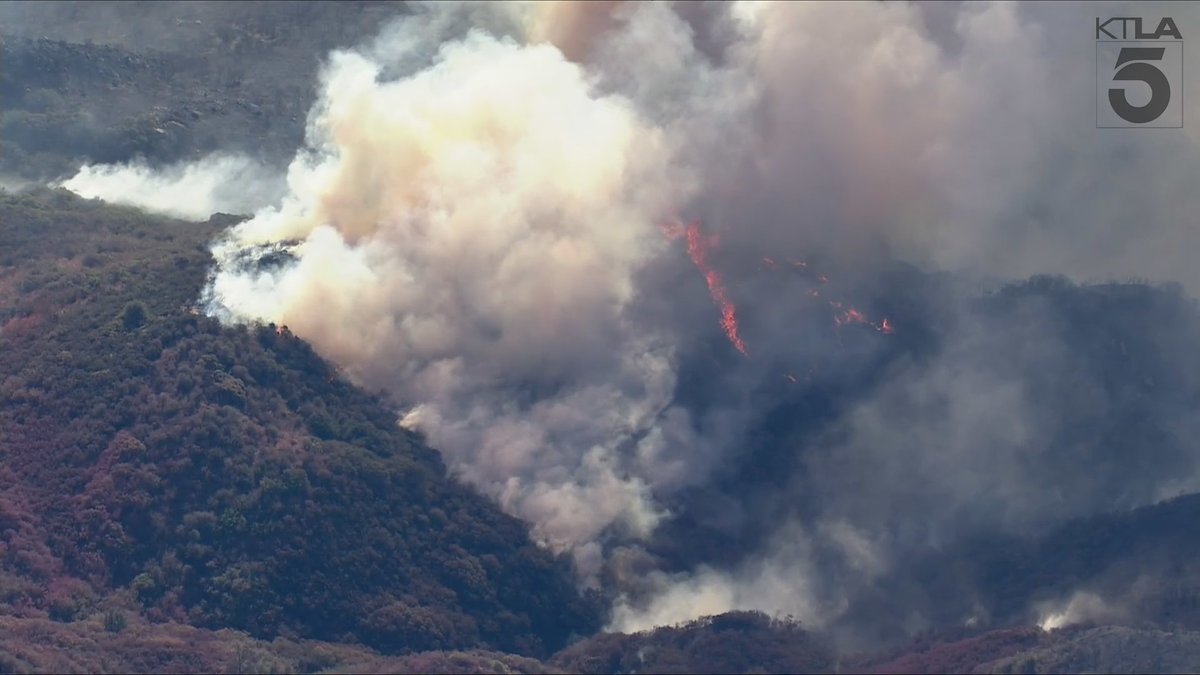 As of noon, the FranklinFire has scorched 2,667 acres, according to Cal Fire