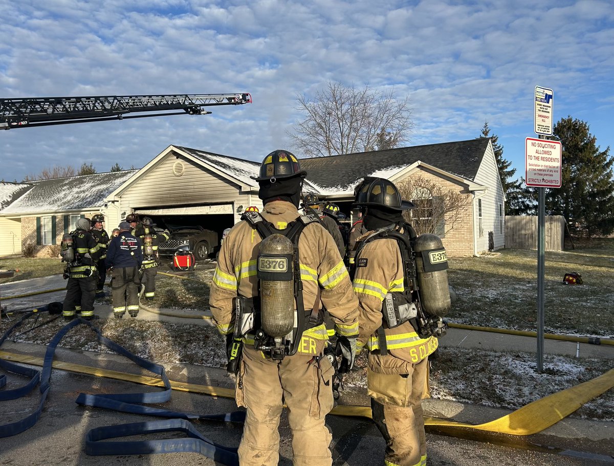 Westfield Fire now confirms a person died early this morning in this home on East Pine Ridge Drive.A viewer shared video of smoke pouring out of the garage. Fire fighters found the victim quickly but they could not be saved