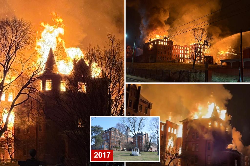 Historic Virginia college building engulfed in flames as local pols rage over attempts to preserve campus falls on ‘deaf ears’