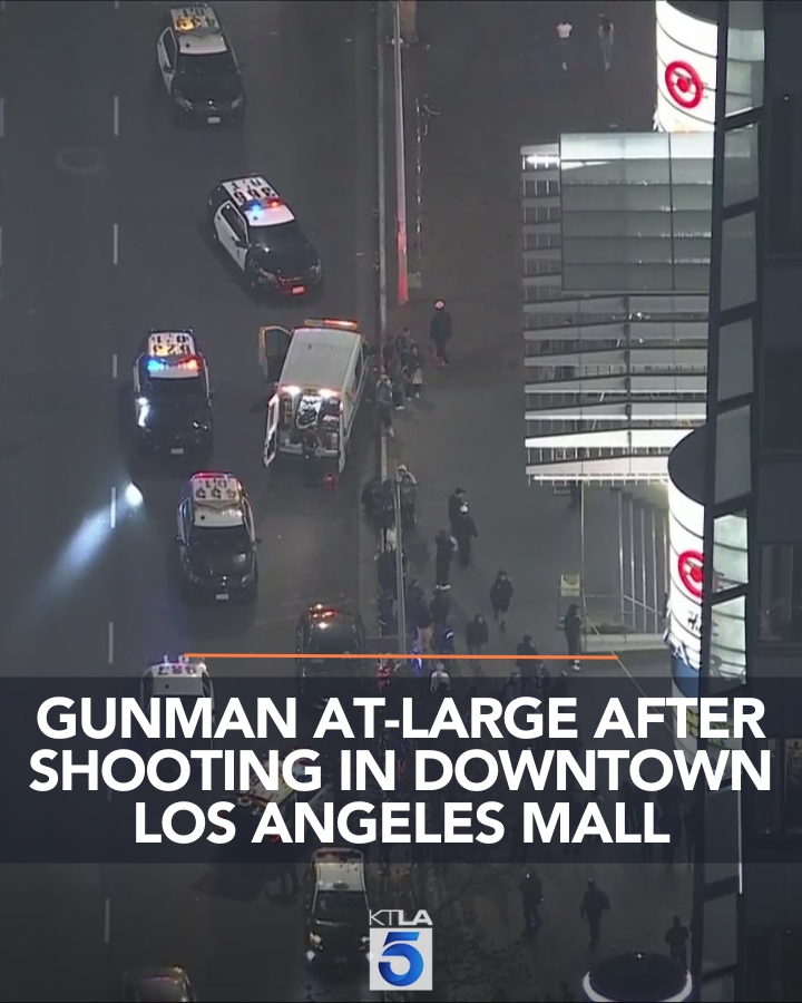 At least two men, one of whom is reportedly a security guard, were shot, leaving one of them with serious injuries, police confirmed to KTLA.