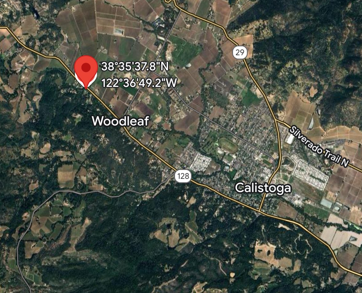 CAL FIRE/Napa County Fire,  Calistoga Fire and AMR are at scene of residential structure fire near the 3200 block of Highway 128, northwest of Calistoga. The house has been evacuated and firefighters are in an offensive attack of the fire