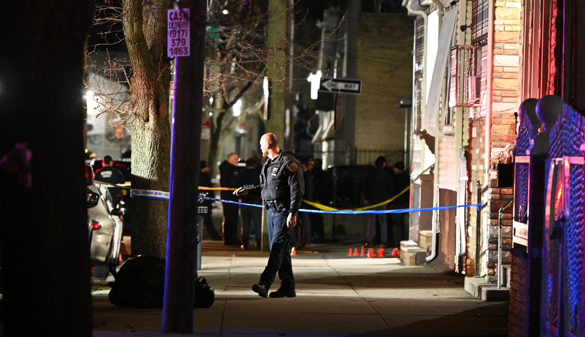 Photos:A mass shooting left 11 people wounded on Wednesday night in Jamaica, Queens. The NYPD is probing the incident