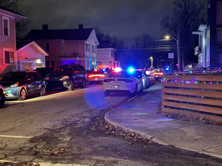 IMPD arrest 16 people in connection to the 20 shots fired this morning at this short-term rental property. It started at 1:20 a.m. in the 800 block of Spruce Street after multiple 911 callers heard gunshots outside their homes.