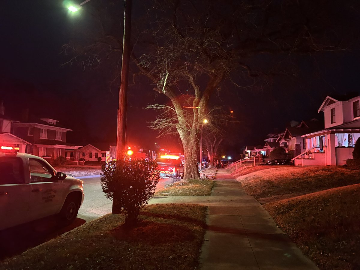 BFRS on scene 33rd S N at what looks to be a singular house fire. Fire personell were in offensive position and now  looks to be completing a search inside the home