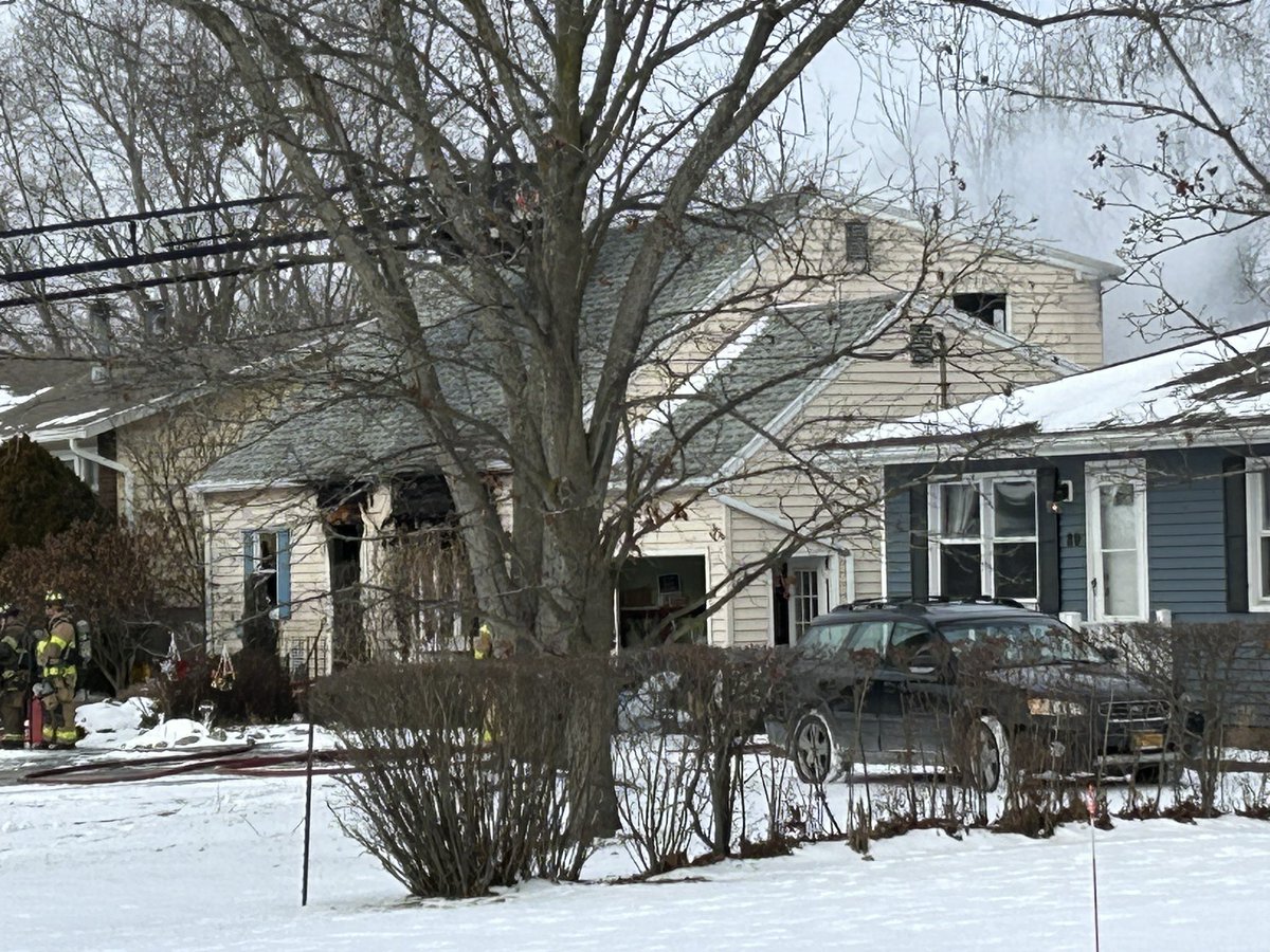 of a House Fire on Wright Road in Henrietta.