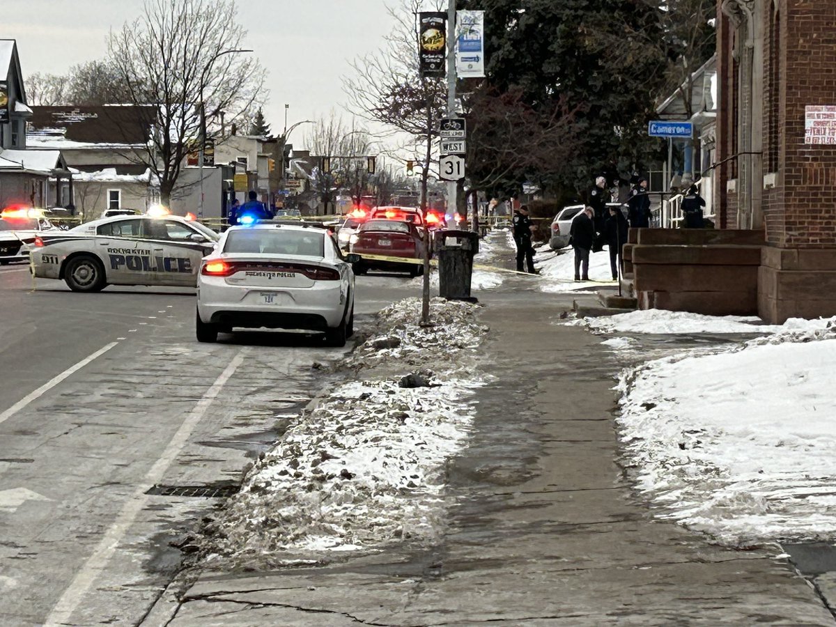 Rochester NYPD on scene of a reported shooting on Lyell Ave. Lyell Ave is blocked between Child Street and Murray Street.