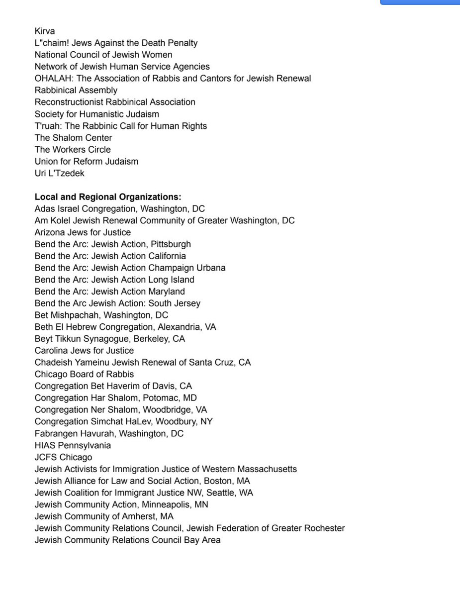 In open letter to Trump, 88 Jewish orgs urge the president to “chart a different course” and change administration's plans “to launch mass deportations, build massive detention camps, and conduct sweeping raids.”