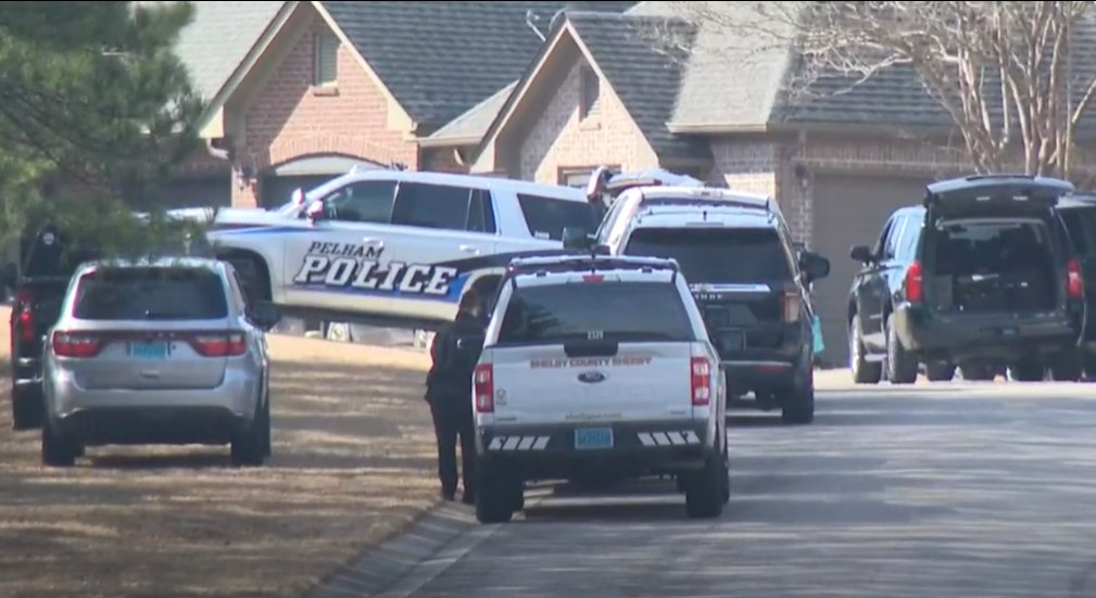 A standoff continues on Narrows Drive in Shelby County. The Sheriff's Office says shots have been fired - there are two people barricaded inside a house