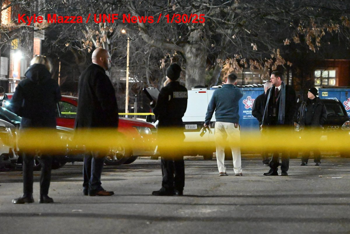 One adult age man was pronounced dead on scene in the 900 block of M Street Southeast near the Washington Navy Yard after suffering from gunshot wounds at approximately 8:36 PM Thursday evening in Washington, DC on January 30, 2025.