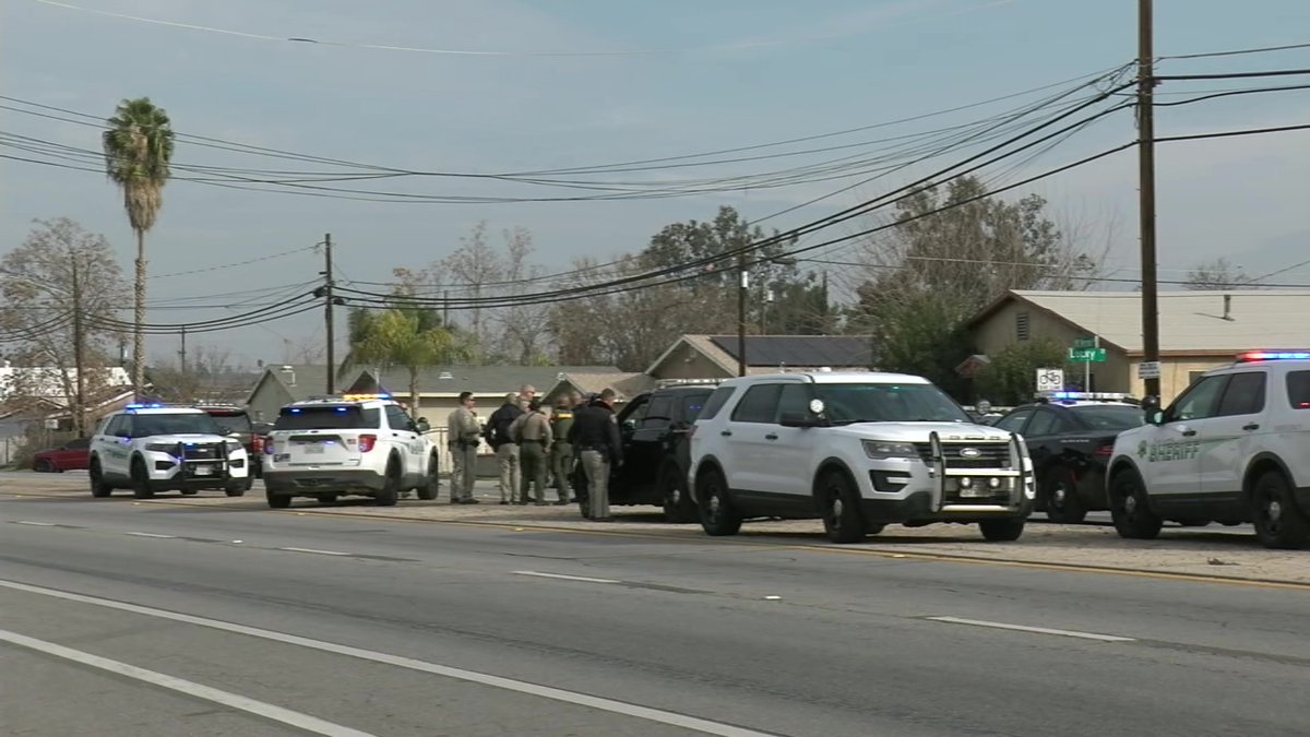 Two people were taken into custody after a pursuit ended Friday morning in east Bakersfield