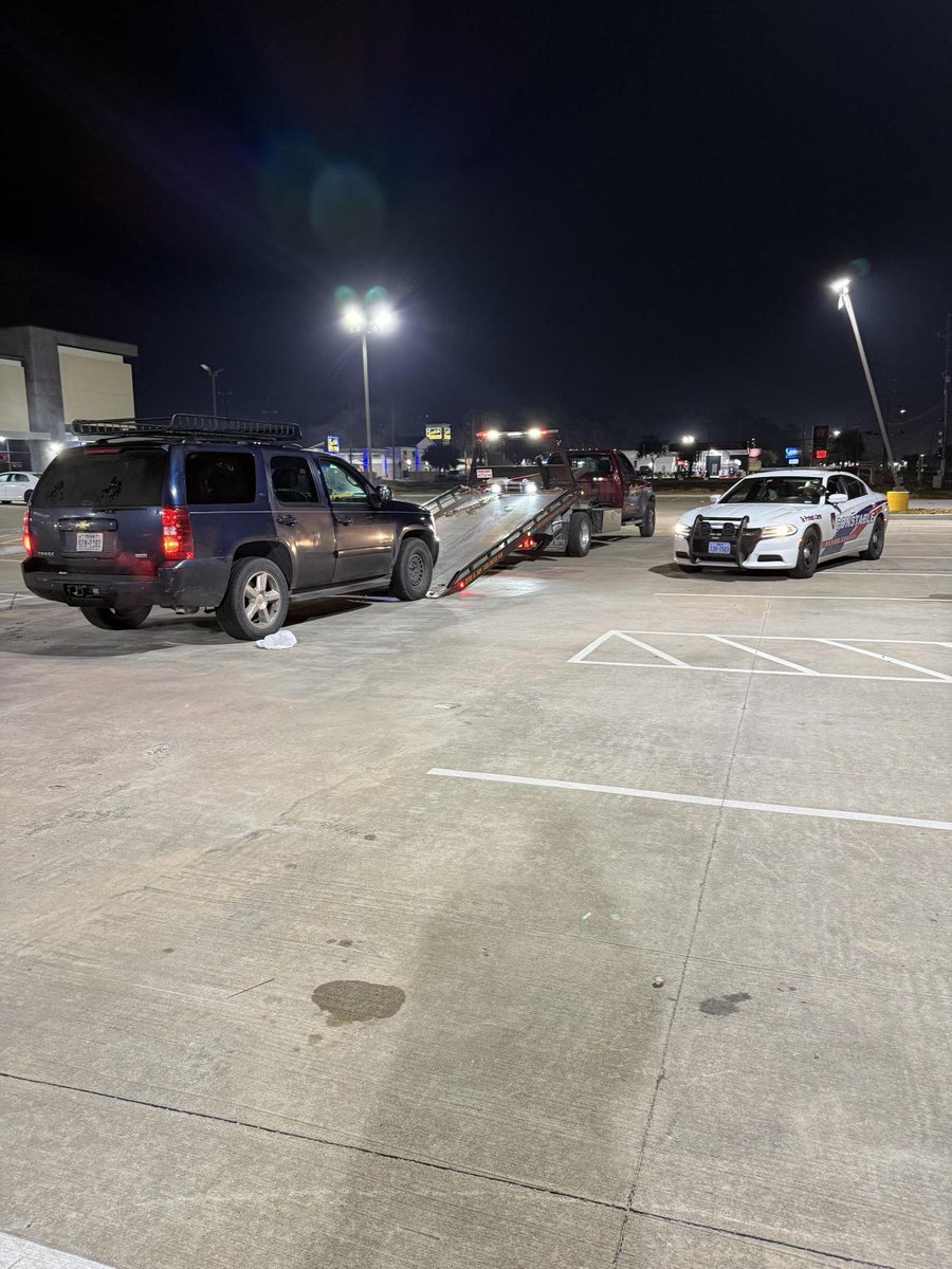 Constable Deputies have a suspect in custody for suspicion of DWI at 7300 FM 1960 RD.