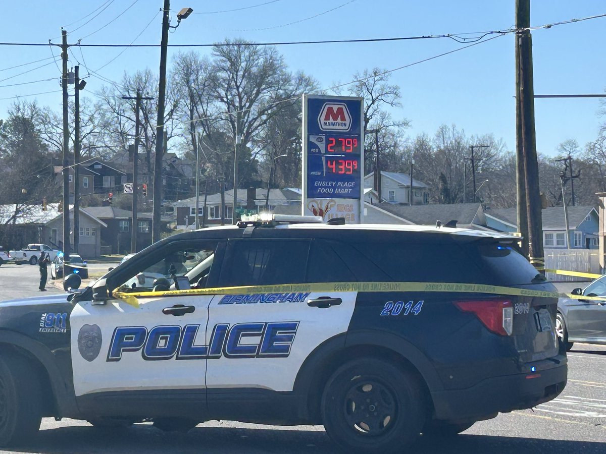 Birmingham Police have blocked off portions of Avenue I and 40th Street Ensley on a persons shot. BPD says it appears as if this was self inflicted