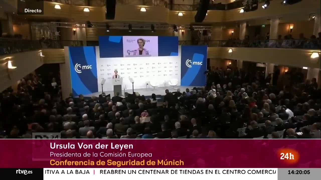 Ursula Von der Leyen: A stronger Europe is better for everyone. A stronger Europe that works with the US to deter the threats we share. That is why we believe that trade wars and punitive tariffs are pointless