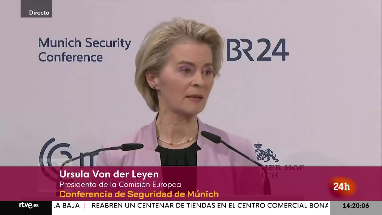 Ursula Von der Leyen: A stronger Europe is better for everyone. A stronger Europe that works with the US to deter the threats we share. That is why we believe that trade wars and punitive tariffs are pointless