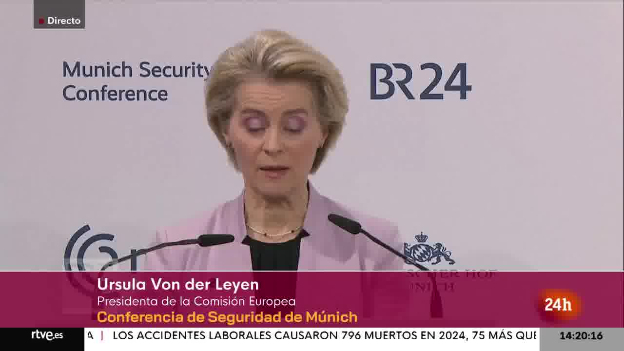 Ursula Von der Leyen: A stronger Europe is better for everyone. A stronger Europe that works with the US to deter the threats we share. That is why we believe that trade wars and punitive tariffs are pointless