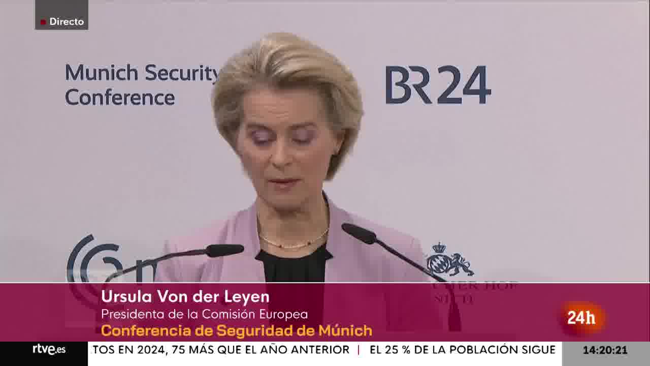 Ursula Von der Leyen: A stronger Europe is better for everyone. A stronger Europe that works with the US to deter the threats we share. That is why we believe that trade wars and punitive tariffs are pointless