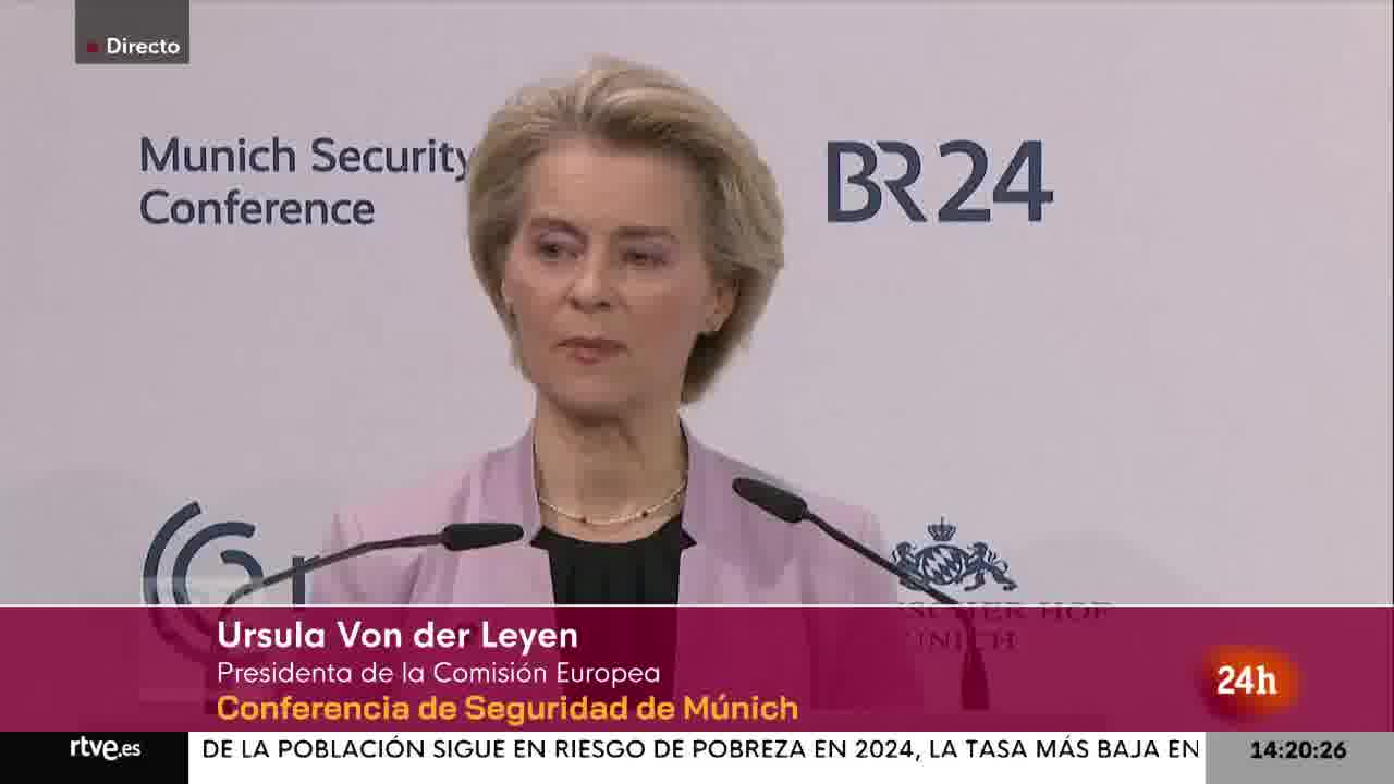 Ursula Von der Leyen: A stronger Europe is better for everyone. A stronger Europe that works with the US to deter the threats we share. That is why we believe that trade wars and punitive tariffs are pointless