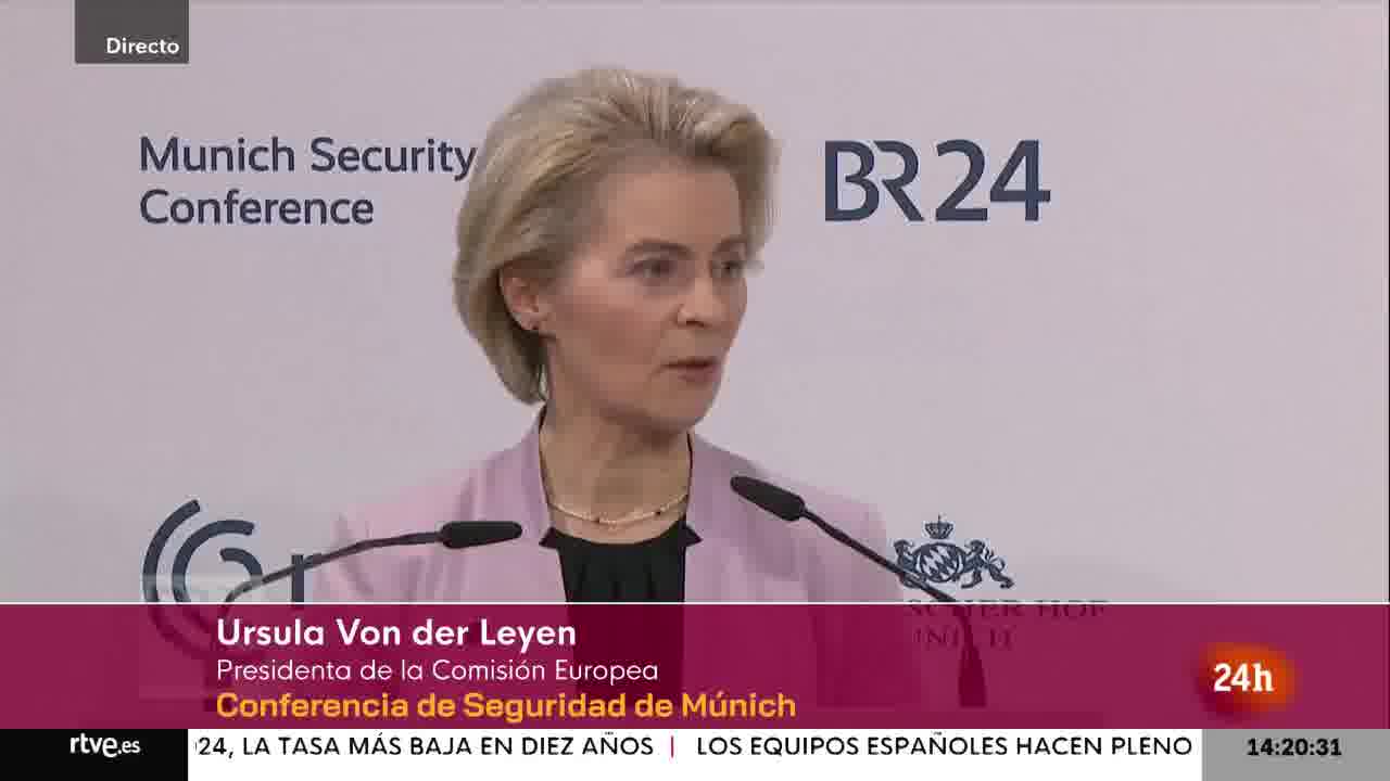 Ursula Von der Leyen: A stronger Europe is better for everyone. A stronger Europe that works with the US to deter the threats we share. That is why we believe that trade wars and punitive tariffs are pointless