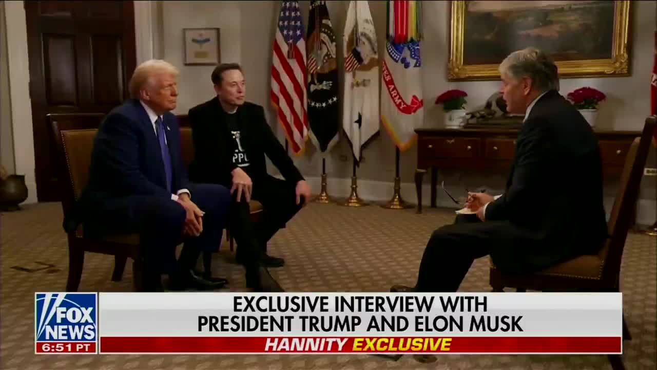 Trump explains that he's empowered Elon Musk to police his own conflicts of interest and acknowledges that might work to his financial advantage