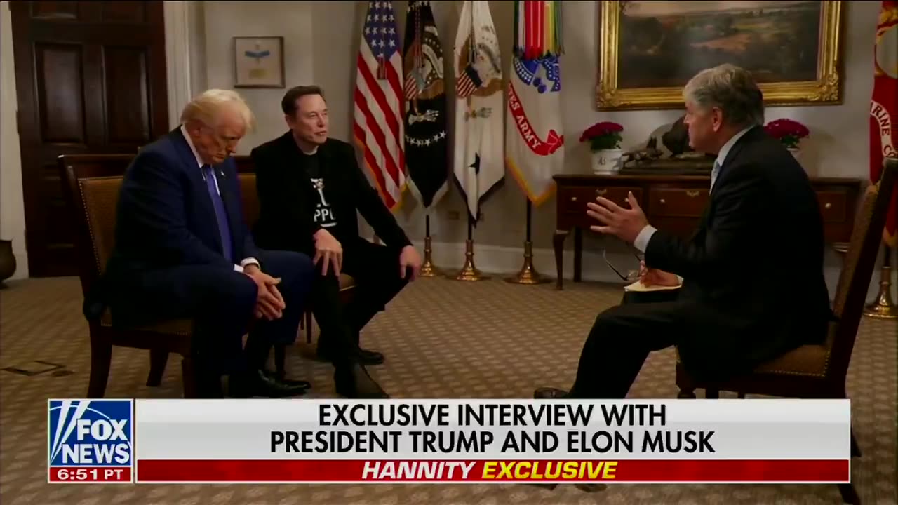 Trump explains that he's empowered Elon Musk to police his own conflicts of interest and acknowledges that might work to his financial advantage