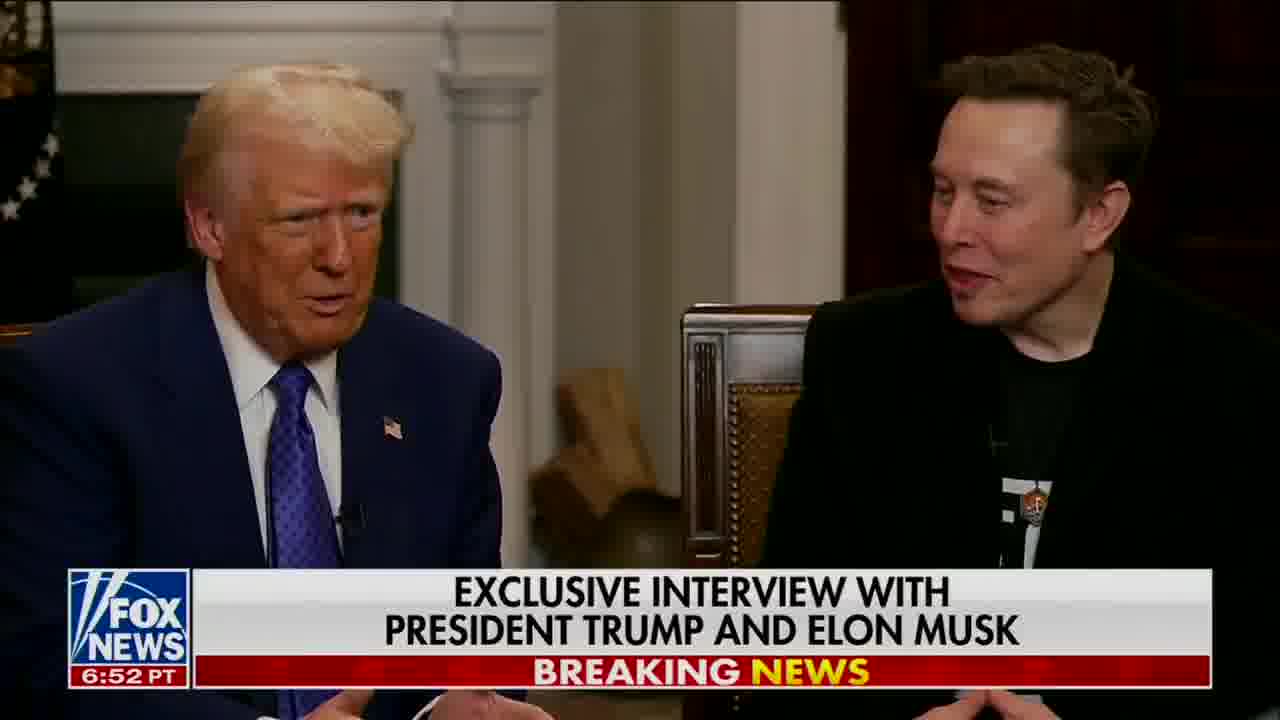 Trump explains that he's empowered Elon Musk to police his own conflicts of interest and acknowledges that might work to his financial advantage