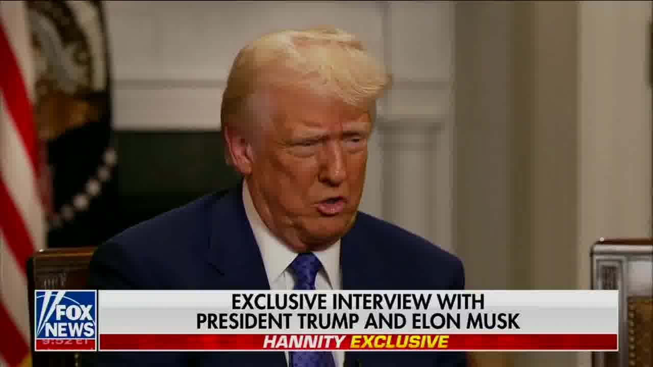 Trump explains that he's empowered Elon Musk to police his own conflicts of interest and acknowledges that might work to his financial advantage