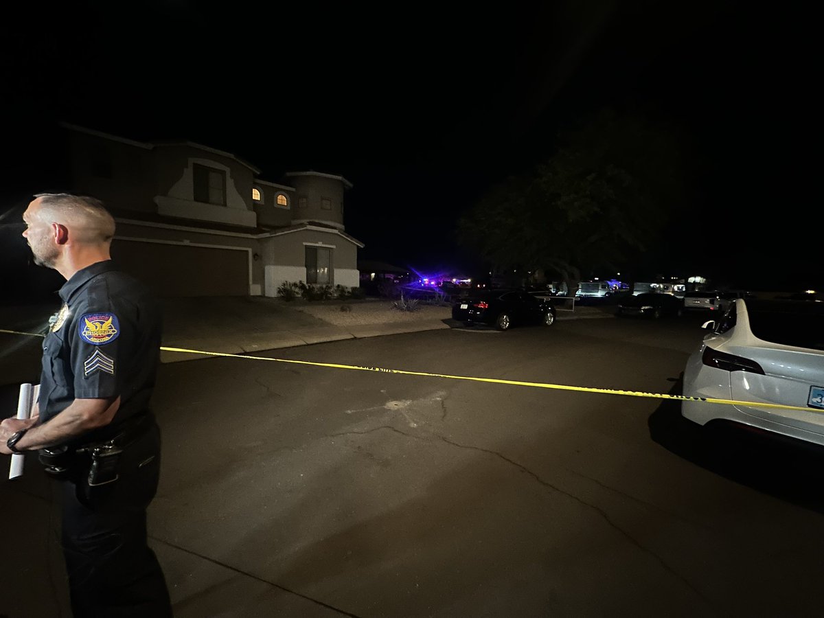 Phoenix PD investigating an officer involved shooting in a neighborhood near 15th Street & St. Kateri Dr. The suspect is dead, no officers were injured.