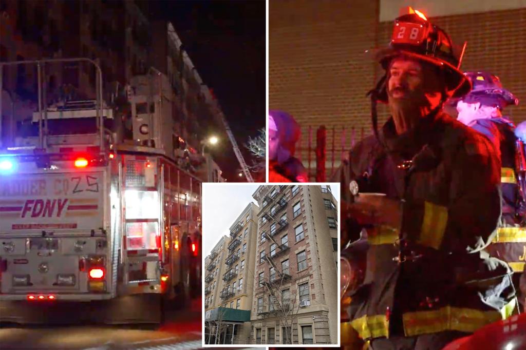 Fire tears through 7-story NYC building, killing 66-year-old woman