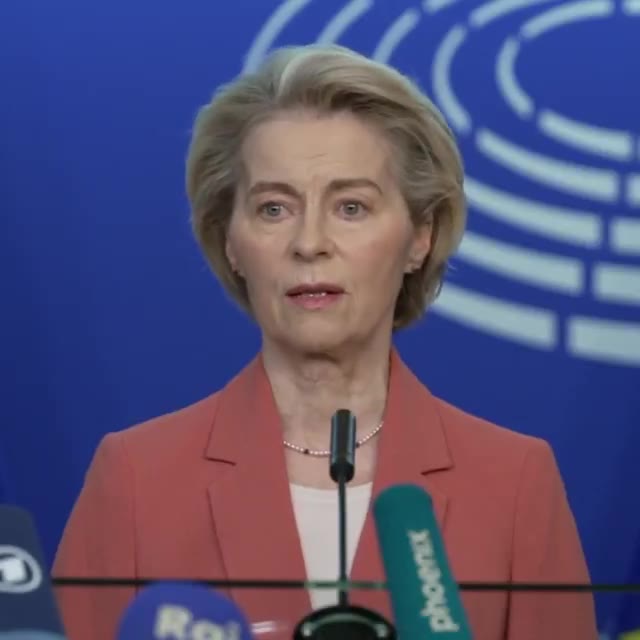 Ursula von der Leyen: Głęboko żałujemy amerykańskich taryf nałożonych na Europę. Taryfy to podatki. Są złe dla biznesu, a jeszcze gorsze dla konsumentów. Dziś Europa podejmuje zdecydowane, ale proporcjonalne środki zaradcze. Nadal jesteśmy gotowi na dialog