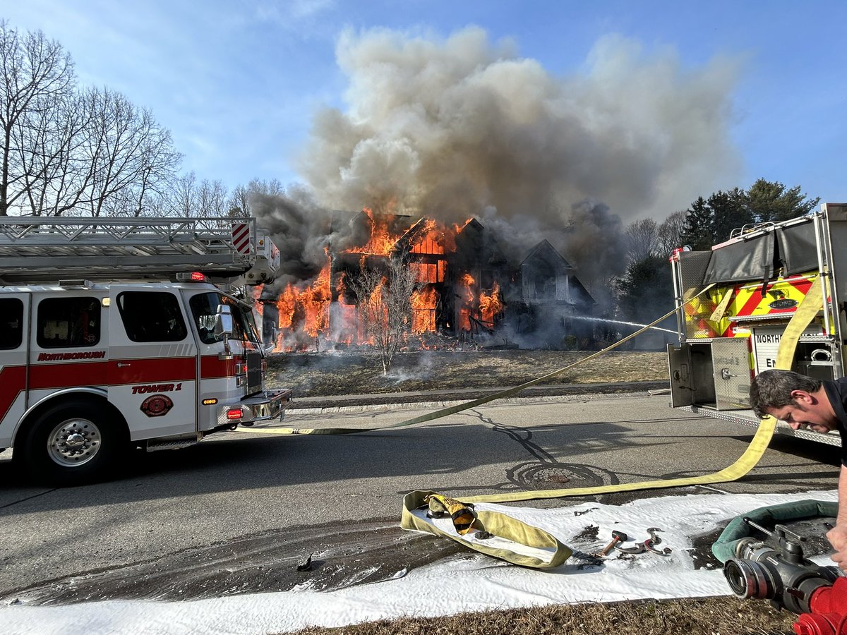 2nd alarm, Northborough ma 1 Jenkins Ln