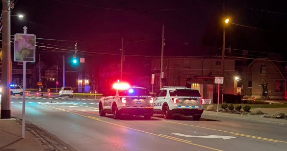 Pedestrian hit by vehicle in West Price Hill. Police say Glenway Ave is CLOSED at Overlook Ave until further notice.'There are significant injuries.'