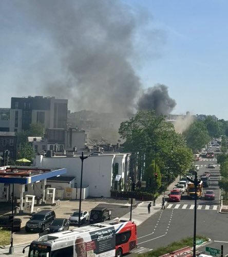 Additional photos of Working Fire in the 1900 block Vermont Ave NW that took place Tuesday 4/29. The ground level photo shows significant fire condition encountered in the rear.