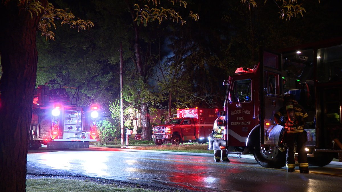 House fire in Berea has Sprague closed from Prospect to Fair. Everyone out safe