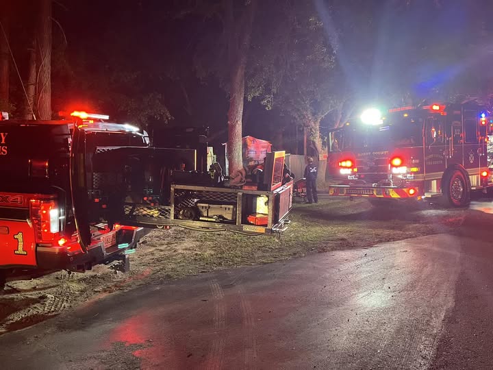 3 displaced after house fire on Hwy