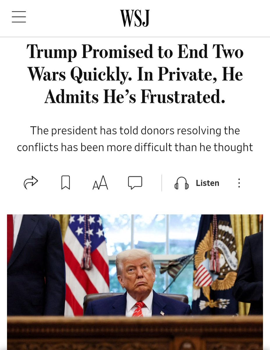 WSJ: Trumpas donorams sakė, kad jį nuvylė, kaip sunku buvo užbaigti karą Ukrainoje, ir jis netgi prarado dėl to mieguistumą. Jis paklausė, ar Putinas pasikeitė, nustebęs dėl smūgių vietovėse, kuriose yra vaikų. Putinas, anot jo, derybose buvo griežtas ir nori „visko.