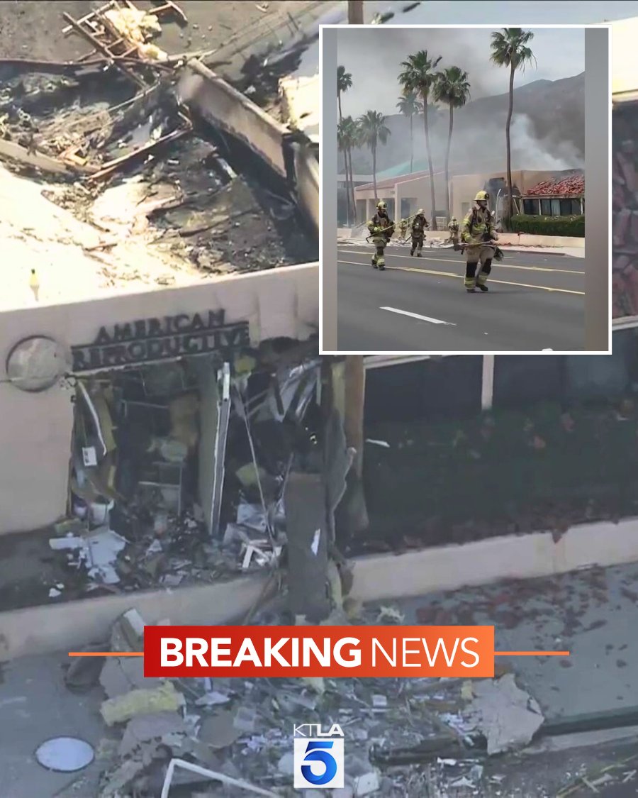 Authorities are providing an update on yesterday’s explosion at a fertility clinic in Palm Springs.