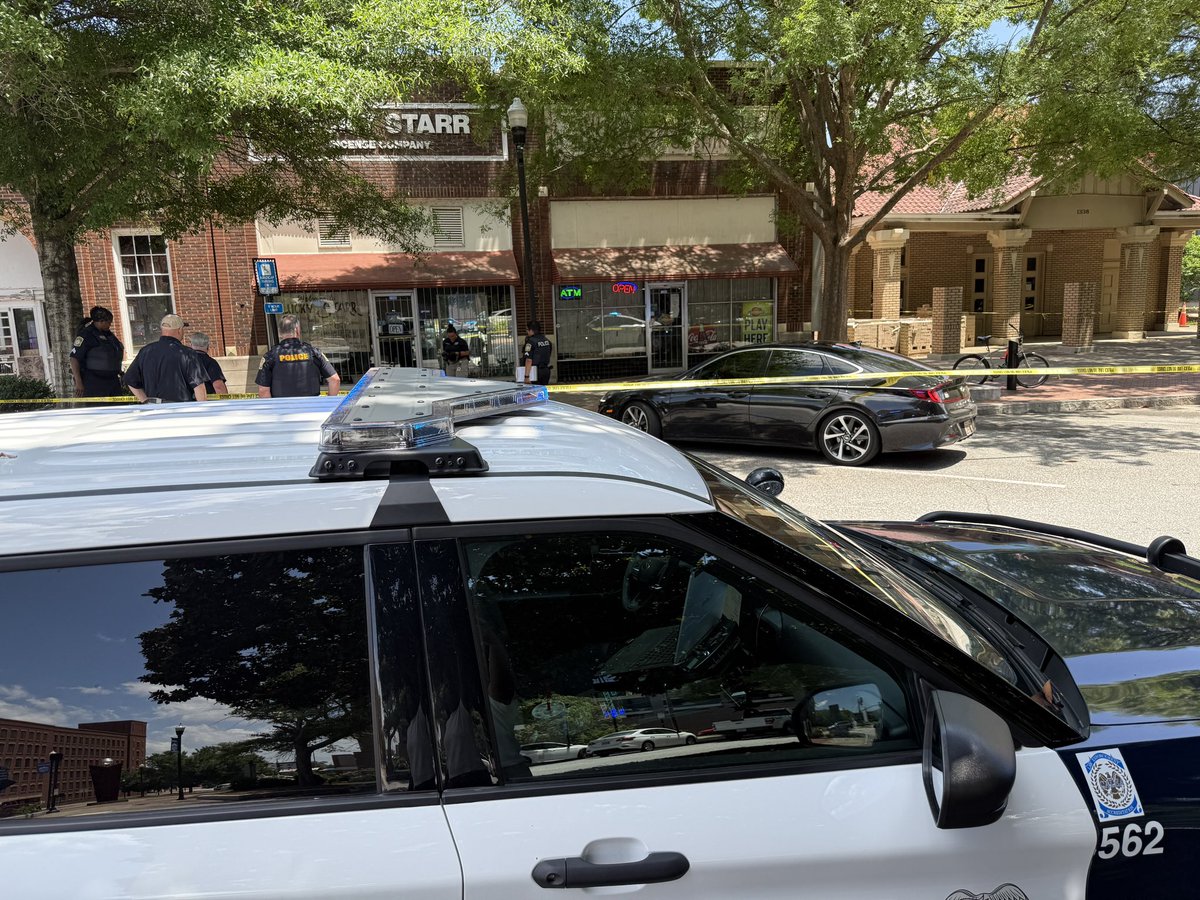 A stabbing investigation is underway in the 1300 block of Broadway. One person injured. Our Violent Crimes Unit is on scene gathering more information