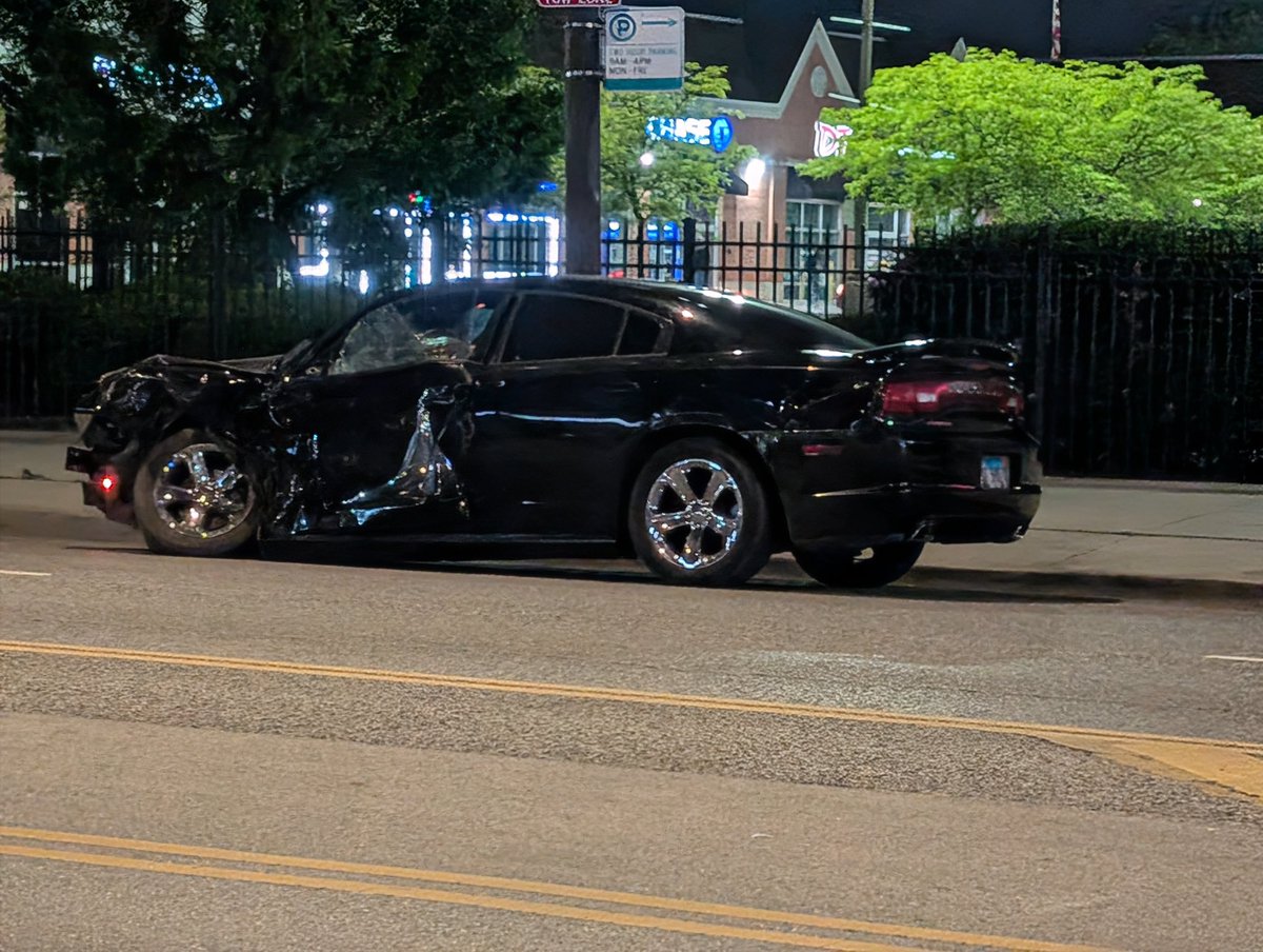 86/Cottage (East Chatham):CPD Officer 632 was involved in an auto accident earlier today around 6:45 PM.Officers were transported to LCM via Ambo 22 and the passengers of the Charger were taken to Trinity via Ambo 9.  Chicago