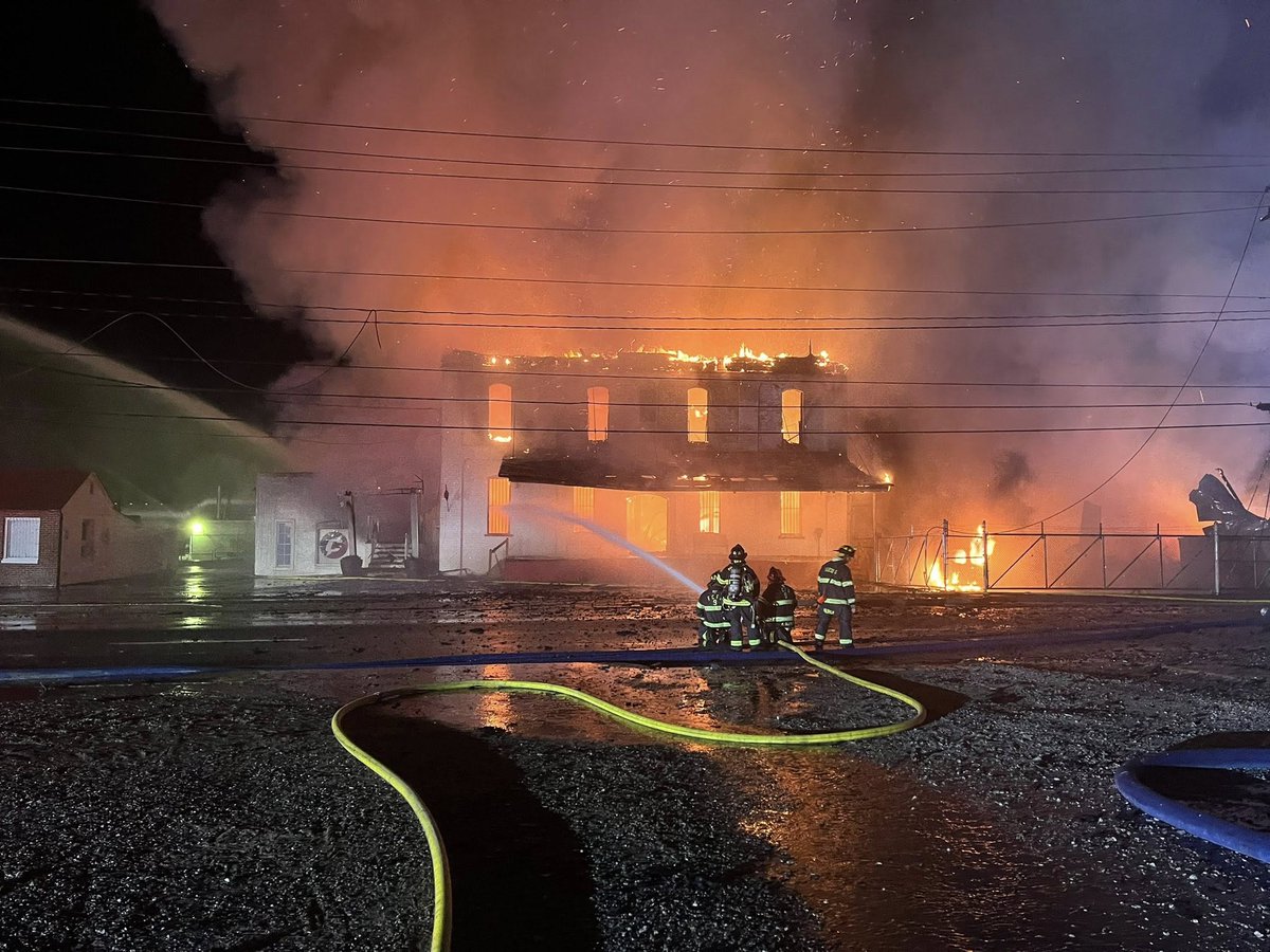 A  fire destroyed a historical building in North Carolina over the weekend