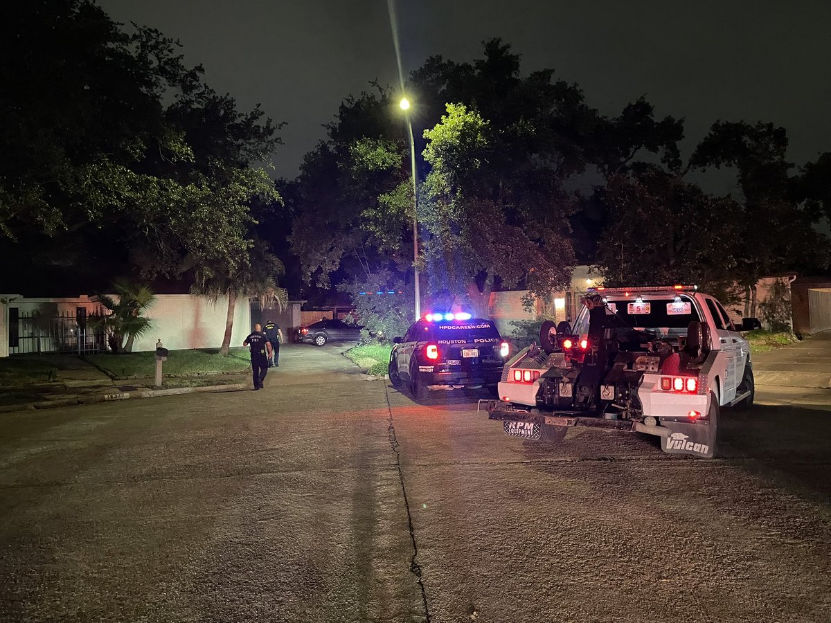 Westside CST has an evading suspect in custody 12200 Ella Lee. Suspect had a warrant for child abuse and human trafficking