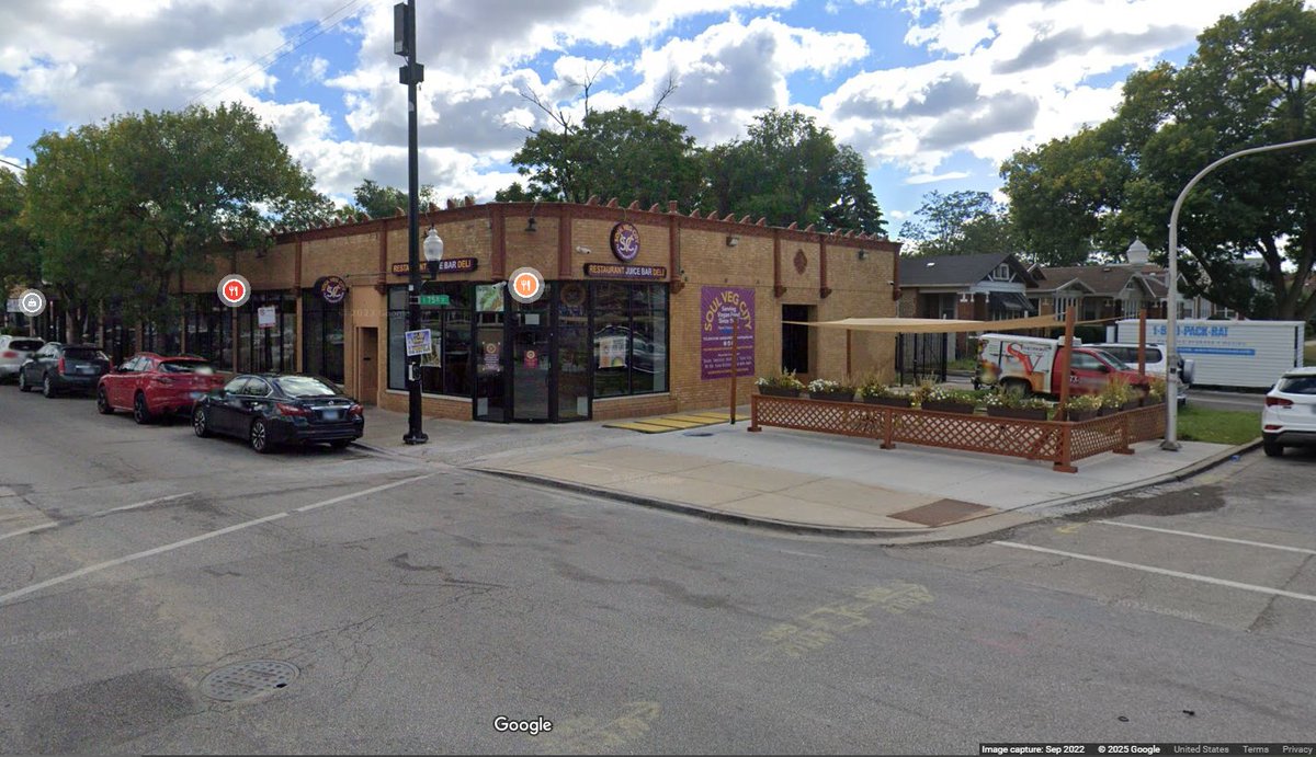 Male (34) shot in the chest, 203 E 75th St Critical  Chicago   the victim was shot while he sat in his parked vehicle outside Soul Vegetarian Restaurant, he then ran inside the restaurant and collapsed.